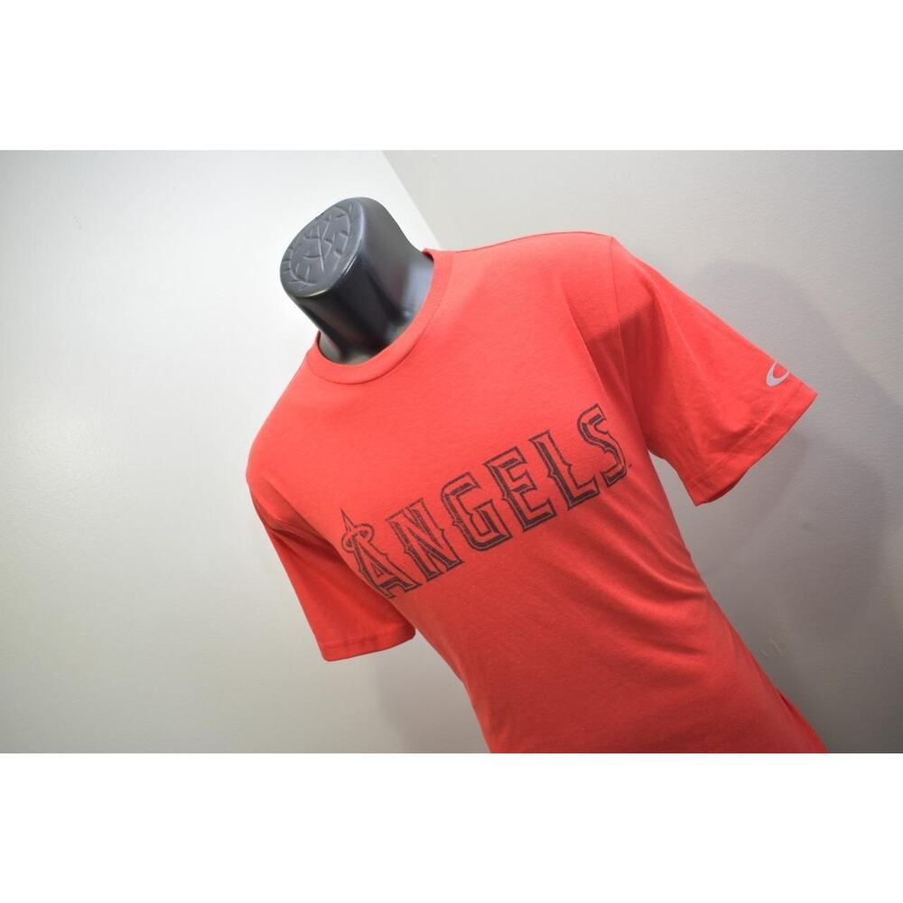 Oakley Gym Shirt MLB Anaheim Angels Red Regular Fit Ohydrolix Mens Size Medium